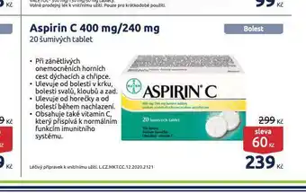 Benu Aspirin c nabídka