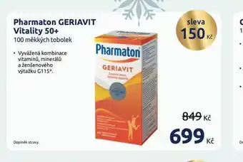 Pharmaton geriavit vitality 50+