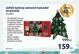 Benu Leros bylinný adventní kalendář nabídka