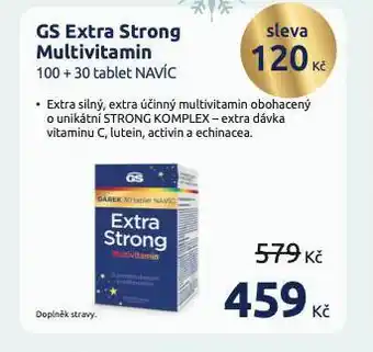 Benu Gs extra strong multivitamin nabídka