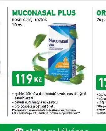 Muconasal plus nosní sprej