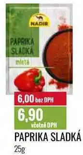 Ratio Paprika sladká 25g nabídka