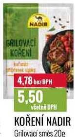 Ratio Koření nadir grilovací směs 20g nabídka