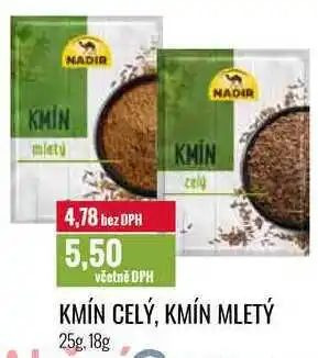 Ratio Kmín celý, kmín mletý 25g, 18g nabídka