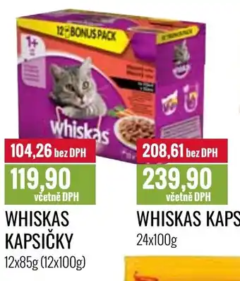 Ratio WHISKAS KAPSIČKY nabídka