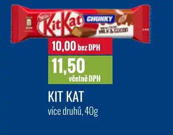 Ratio KIT KAT nabídka