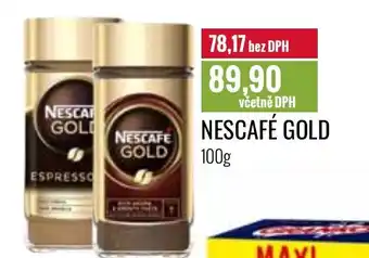 Ratio NESCAFÉ GOLD 100 g nabídka