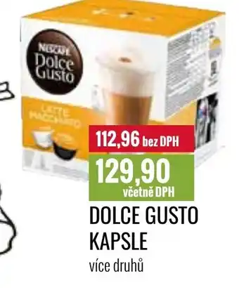 Ratio DOLCE GUSTO KAPSLE nabídka