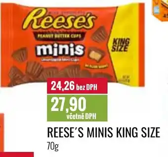 Ratio REESE'S MINIS KING SIZE 70g nabídka