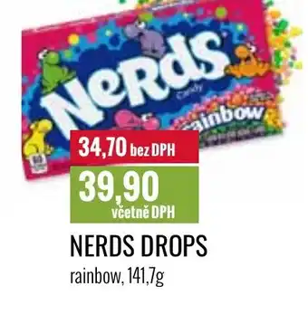 Ratio NERDS DROPS rainbow, 141,7g nabídka