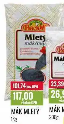 Ratio Mák mletý 1kg nabídka