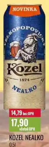 Ratio Kozel nealko 0,5l nabídka