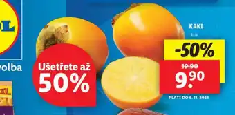 Lidl Kaki nabídka
