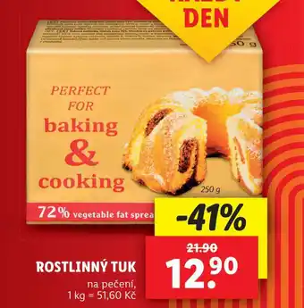 Lidl Rostlinný tuk nabídka