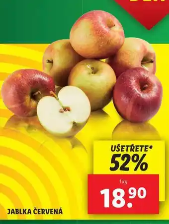 Lidl Jablka červená nabídka