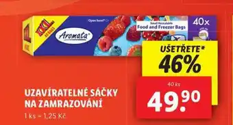 Lidl Uzavíratelné sáčky na zamrazování nabídka