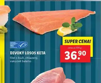 Lidl Divoký losos keta nabídka