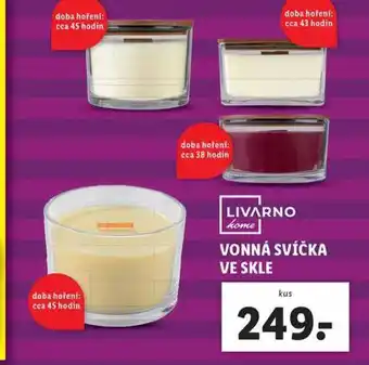 Lidl Vonná svíčka ve skle nabídka