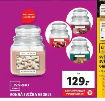 Lidl Vonná svíčka ve skle nabídka