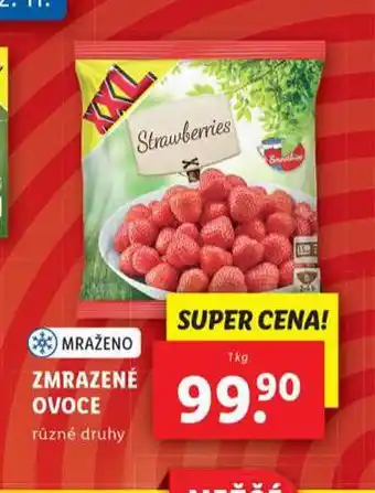 Lidl Zmrazené ovoce nabídka