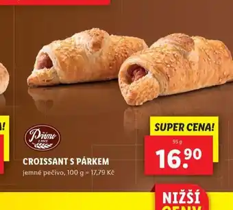 Lidl Croissant s párkem nabídka