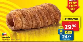 Lidl Trdelník nabídka