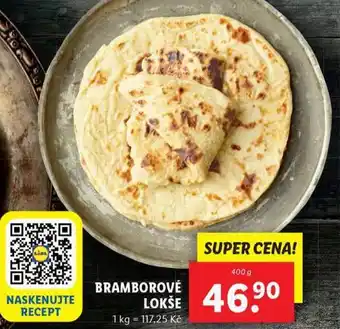 Lidl Bramborové lokše nabídka