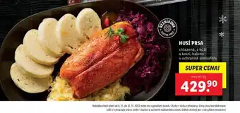Lidl Husí prsa nabídka
