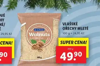 Lidl Vlašské ořechy mleté nabídka