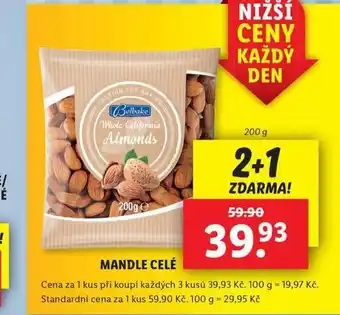 Lidl Mandle celé nabídka
