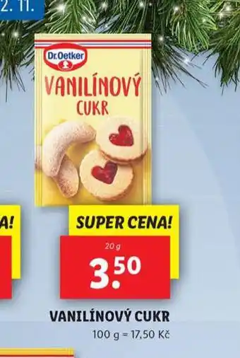 Lidl Dr. oetker vanilínový cukr nabídka