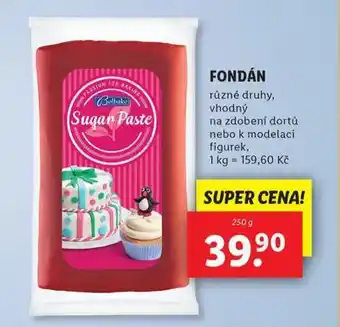 Lidl Fondán nabídka