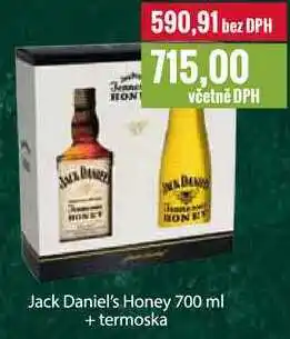 Ratio Jack daniel's honey 700 ml + termoska nabídka