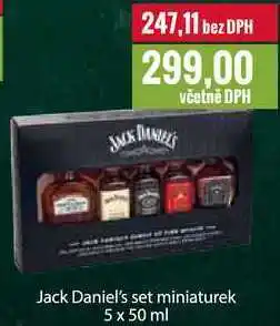 Ratio Jack daniel's set miniaturek 5 x 50 ml nabídka