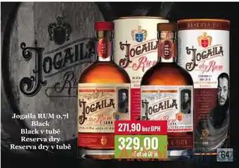 Ratio Jogaila rum 0,7l nabídka