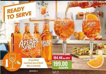 Ratio Aperol spritz 3x 0,2l nabídka