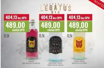 Ratio Legatus gin 0,5l nabídka