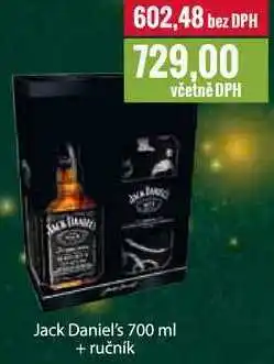 Ratio Jack daniel's 700 ml + ručník nabídka