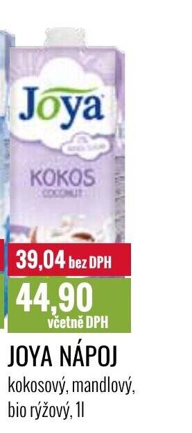 Ratio JOYA NÁPOJ kokosový, mandlový, bio rýžový, 1l. nabídka