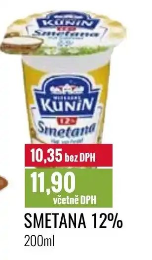 Ratio SMETANA 12% 200ml nabídka