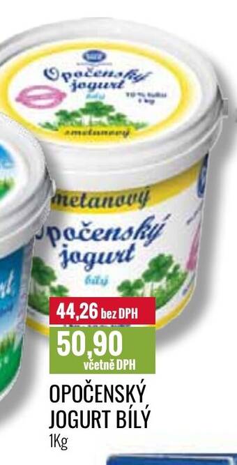 Ratio OPOČENSKÝ JOGURT BÍLÝ 1Kg nabídka