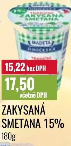 Ratio ZAKYSANÁ SMETANA 15% 180g nabídka