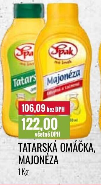 Ratio TATARSKÁ OMÁČKA, MAJONÉZA 1 Kg nabídka