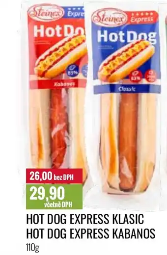 Steinex HOT DOG EXPRESS KLASIC HOT DOG EXPRESS KABANOS 110g