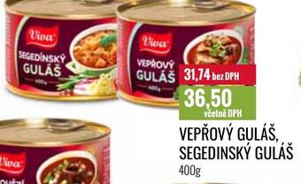 Ratio VEPŘOVÝ GULÁŠ, SEGEDINSKÝ GULÁŠ 400g nabídka