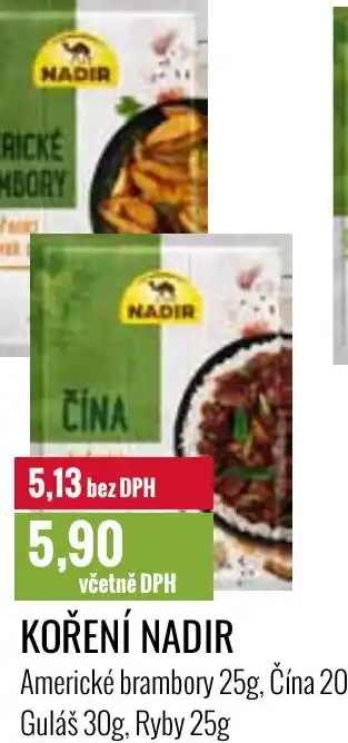 Ratio KOŘENÍ NADIR nabídka
