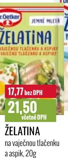 Ratio ŽELATINA nabídka