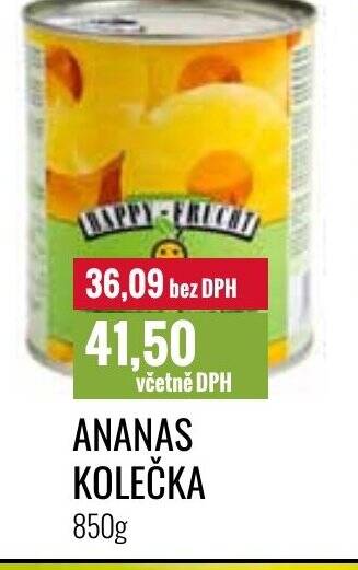 Ratio ANANAS KOLEČKA 850g nabídka