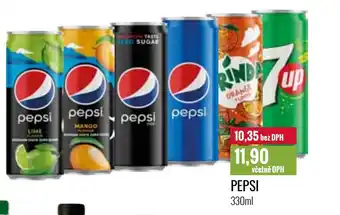 Ratio PEPSI 330ml nabídka