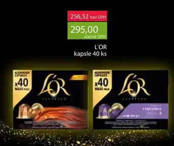 Ratio L'OR kapsle 40 ks nabídka